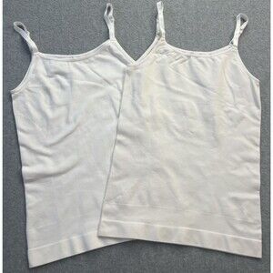 Shapermint All Day Everyday Scoop Neck Cami Tank Large White Shaping Layering